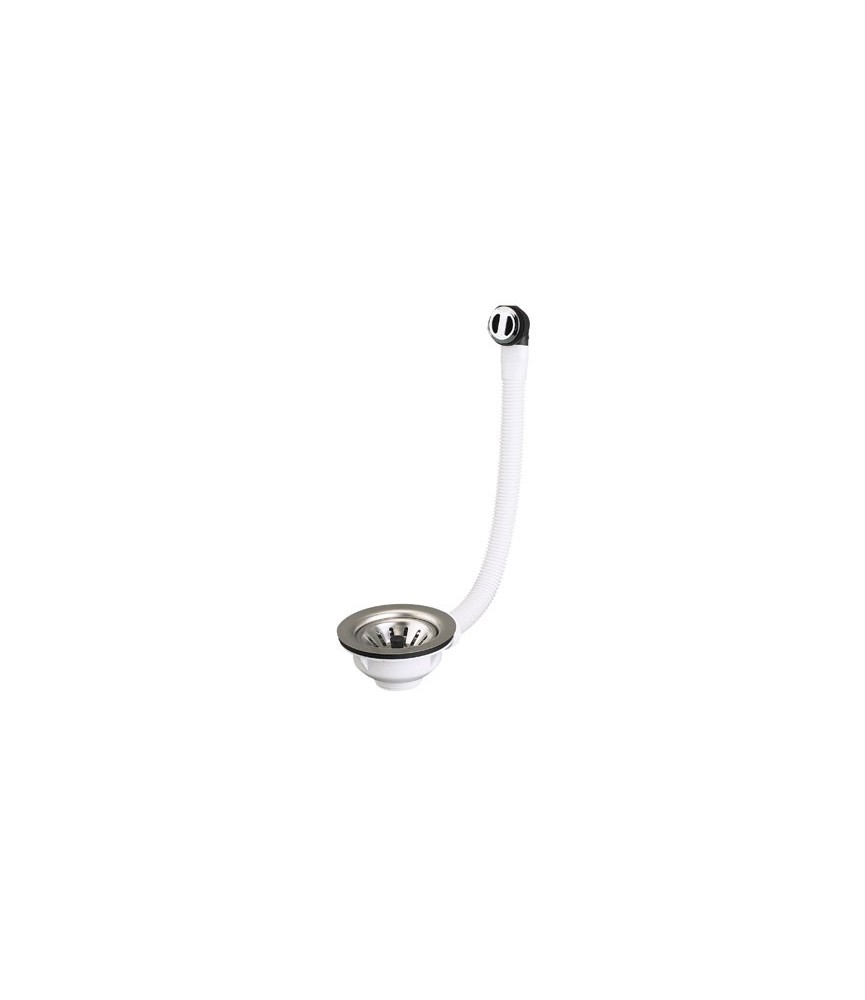 Bonde panier - Inox - Avec trop plein - Diamètre 90 mm - NEPTUNE Bonde panier - Inox - Avec trop plein - Diamètre 90 mm - NEPTUNE