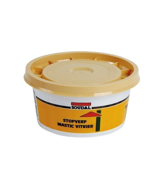 Mastic de vitrier - 500 gr - Naturel - SOUDAL