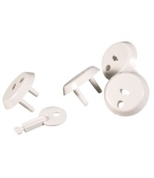 Obturateur rond à clé pour prise - LEGRAND