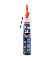 Mastic Fix All Classic Soudal - Cartouche gachette 200 ml - Blanc