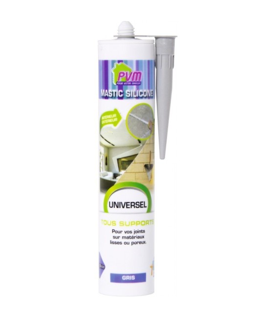 Mastic universel gris - 310 ml - PVM