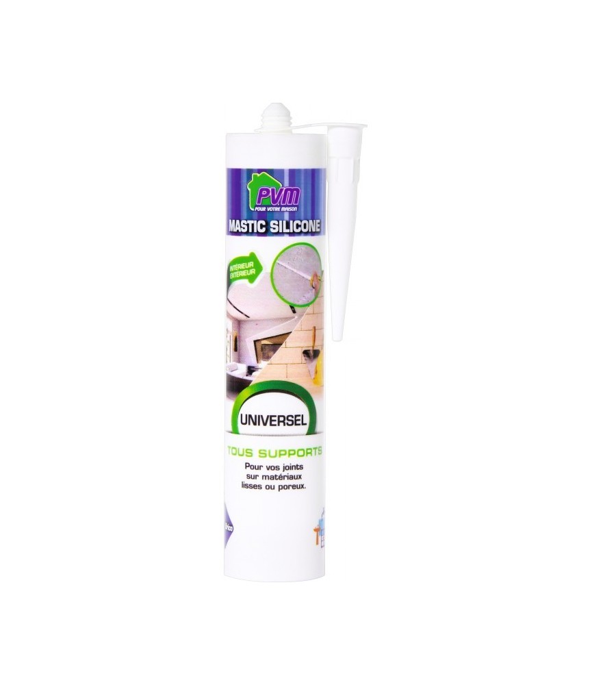 Mastic universel blanc - 310 ml - PVM Mastic universel blanc - 310 ml - PVM