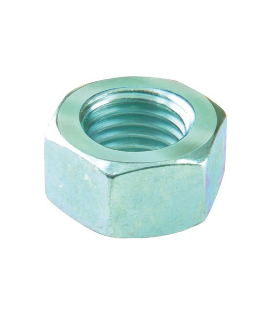 Écrou hexagonal en acier zingué -  10 mm - Lot de 4 - FIX'PRO