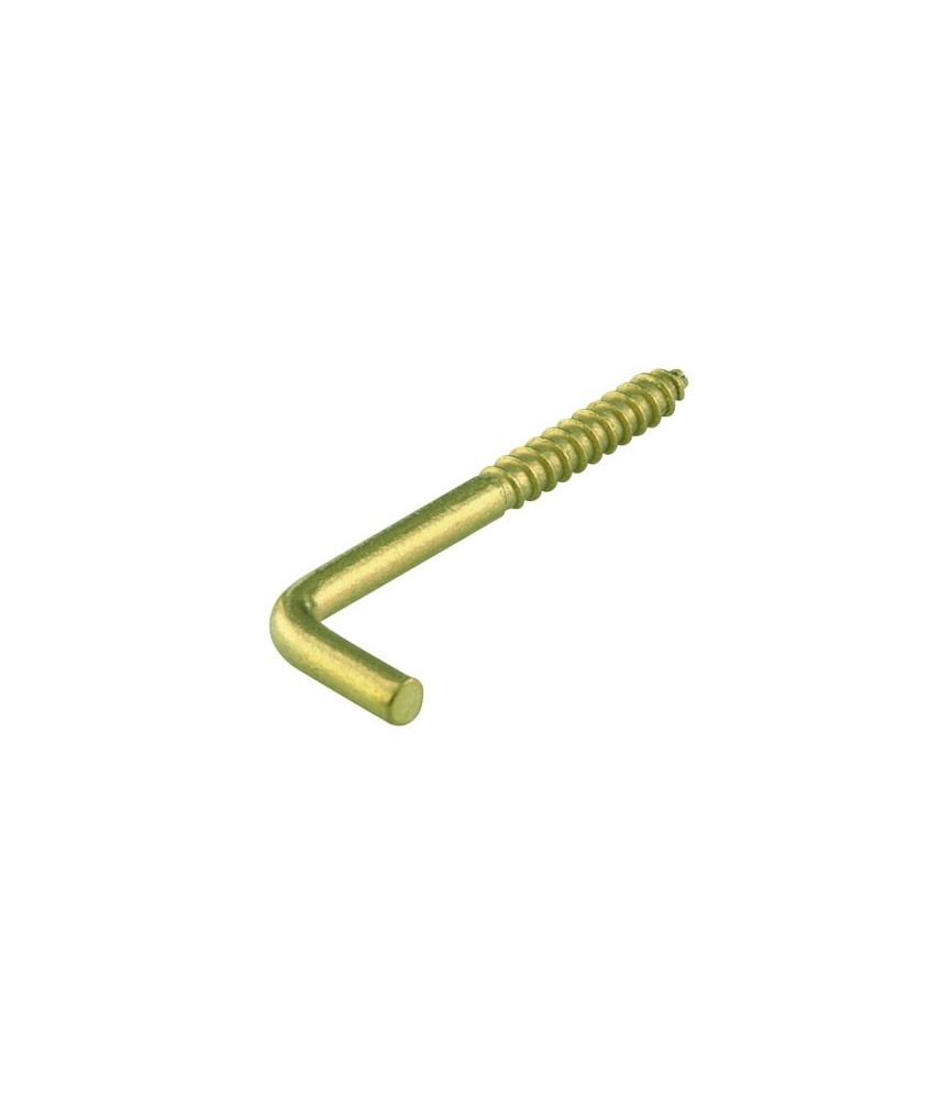 Gond à vis en laiton poli - 3 x 40 mm - Lot de 6 - FIX'PRO Gond à vis en laiton poli - 3 x 40 mm - Lot de 6 - FIX'PRO