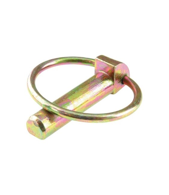 Goupille clip en acier zingué jaune-  10 mm - Lot de 5 - SUKI