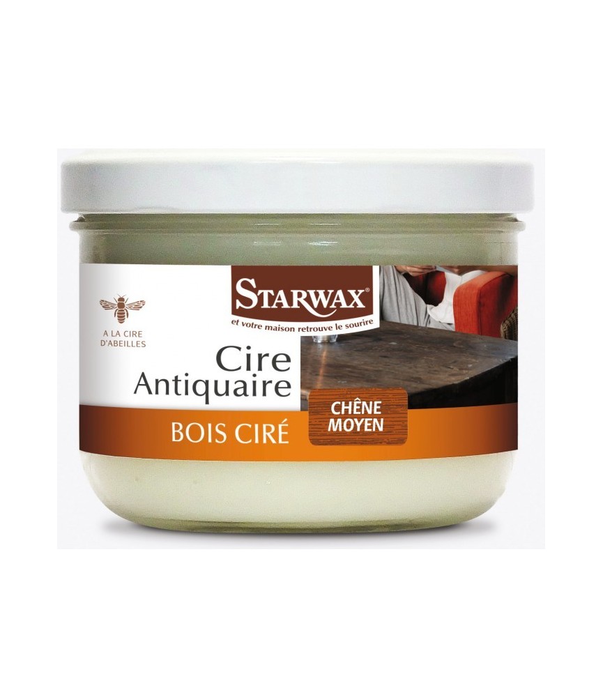 Cire d'antiquaire - Chêne moyen - 375 ml - STARWAX Cire d'antiquaire - Chêne moyen - 375 ml - STARWAX