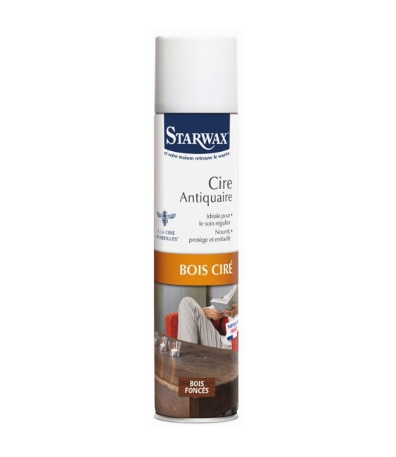 Aérosol de cire antiquaire pour bois foncé - 300 ml - STARWAX