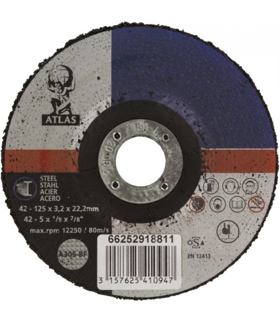 Disque de tronçonnage métaux éco -  125 mm