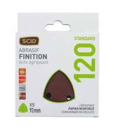 Patin Delta auto-agripant RC 93 x 93 mm - Grain 120 - SCID