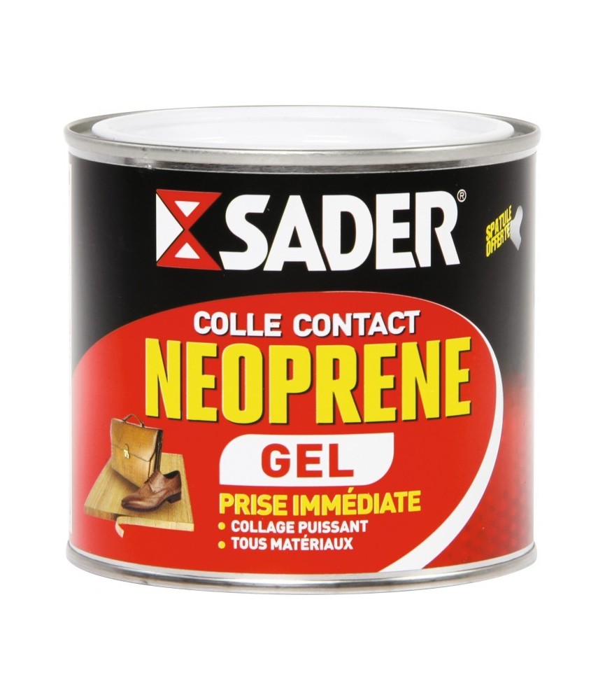 Colle contact Néoprène Gel - 500 ml - SADER