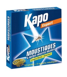 Spirales anti moustiques et insectes volants - KAPO
