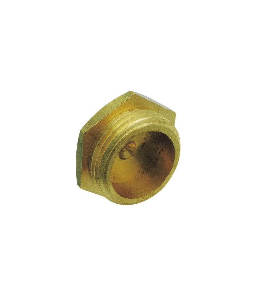 Bouchon Mâle à collet battu en laiton - 12 x 17 mm - Lot de 25 - RACCORDS Bouchon Mâle à collet battu en laiton - 12 x 17 mm - Lot de 25 - RACCORDS