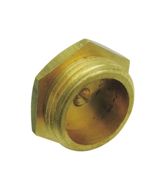 Bouchon Mâle à collet battu en laiton - 12 x 17 mm - Lot de 25 - RACCORDS