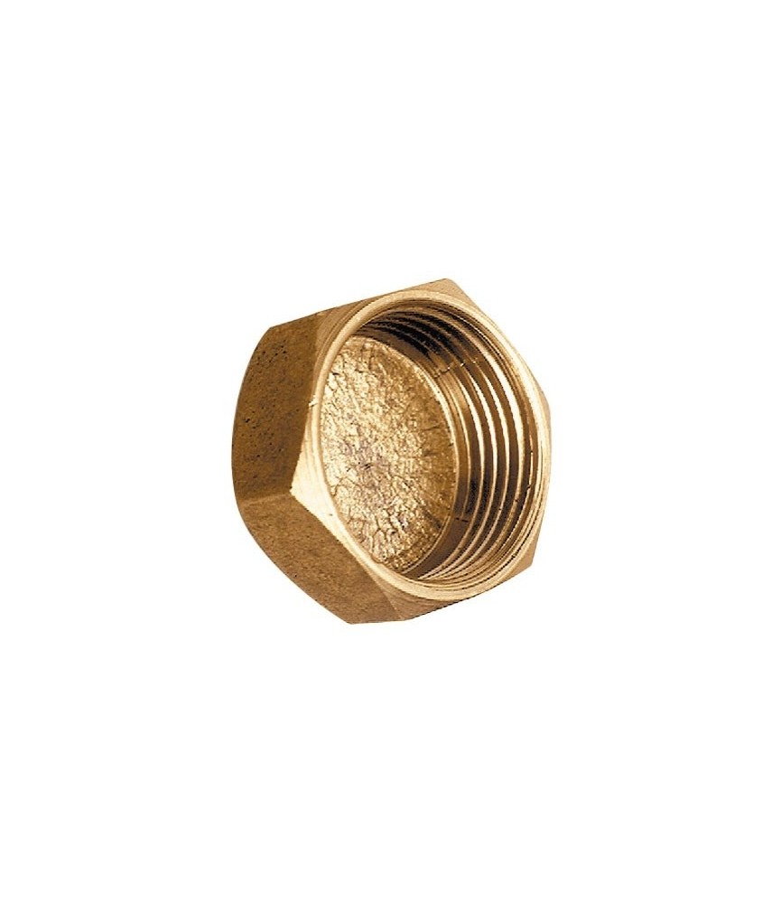 Bouchon Femelle à collet battu en laiton - 26 x 34 mm - Lot de 10 - RACCORDS Bouchon Femelle à collet battu en laiton - 26 x 34 mm - Lot de 10 - RACCORDS