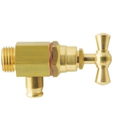 Robinet purgeur équerre à souder - 8 x 13 mm