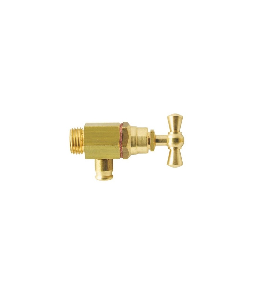 Robinet purgeur équerre à souder - 8 x 13 mm Robinet purgeur équerre à souder - 8 x 13 mm