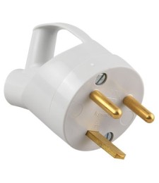 Fiche plastique mâle 2P+T 20 A - Sortie inclinée - LEGRAND