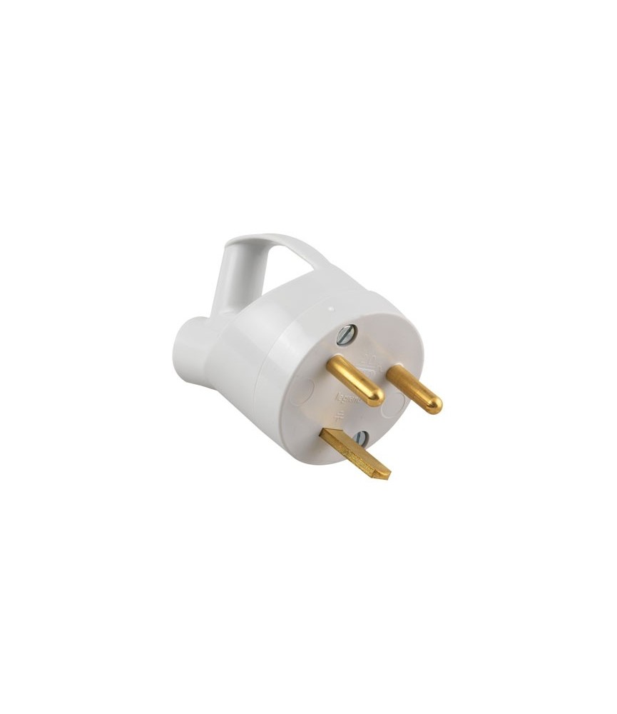 Fiche plastique mâle 2P+T 20 A - Sortie inclinée - LEGRAND Fiche plastique mâle 2P+T 20 A - Sortie inclinée - LEGRAND