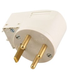Fiche plastique mâle 3P+T 20 A - Sortie latérale - LEGRAND