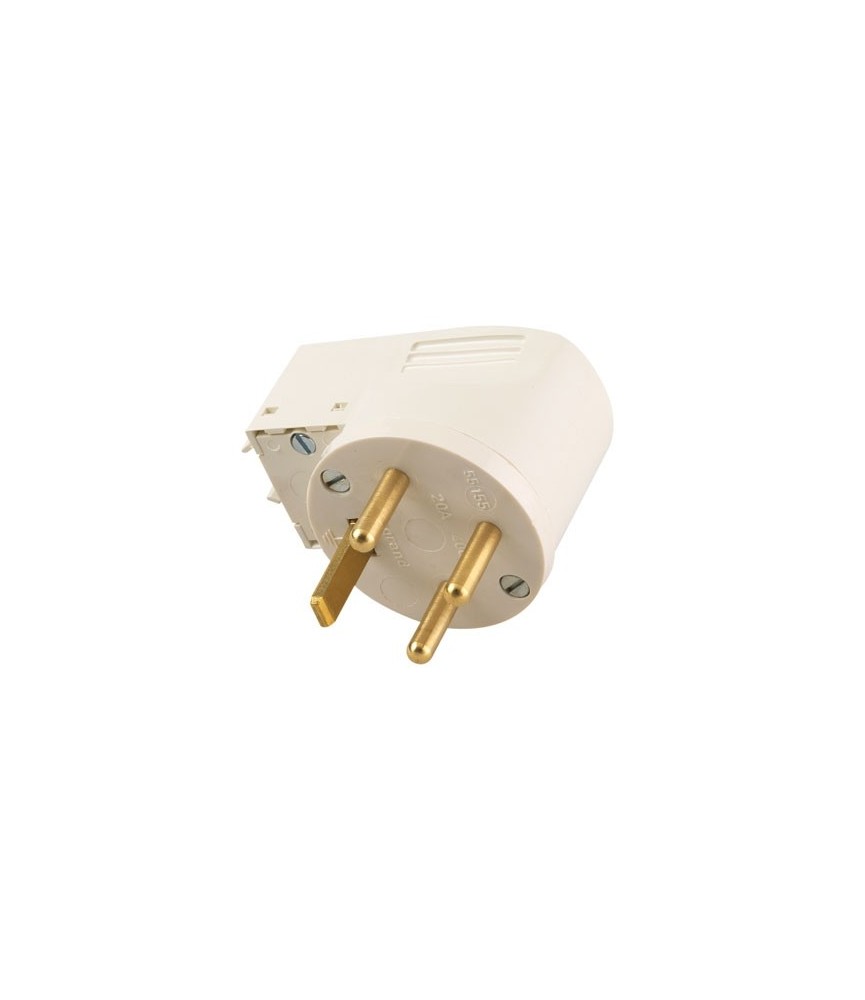 Fiche plastique mâle 3P+T 20 A - Sortie latérale - LEGRAND Fiche plastique mâle 3P+T 20 A - Sortie latérale - LEGRAND