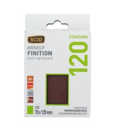 Patin auto-agripant RC 70 x 125 mm - Grain 120 - SCID