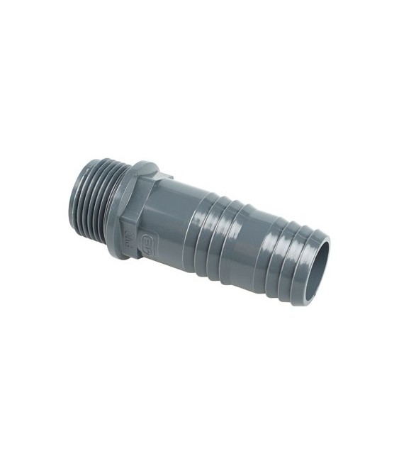 Embout mâle cannelé à visser -  20 mm - CAP VERT