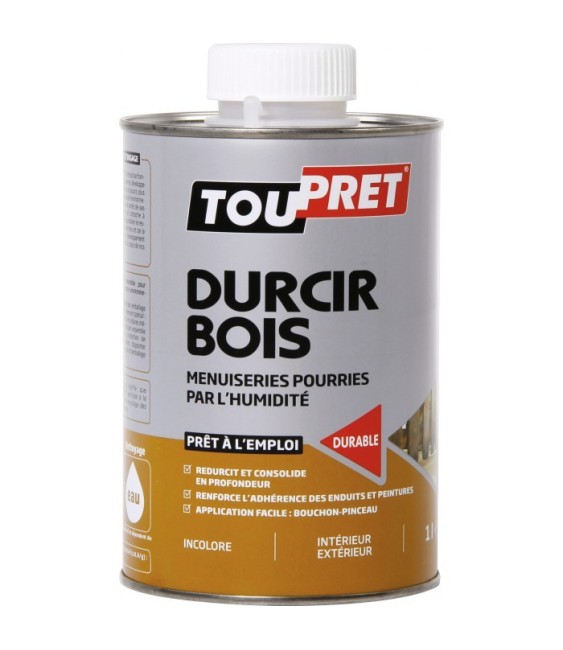 Rénovation bois - Durcisseur bois pourri - 1 L - TOUPRET