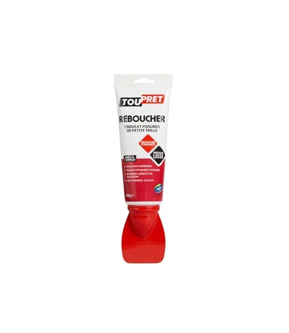 Enduit de rebouchage en pâte - Tube de 330 Grs - TOUPRET