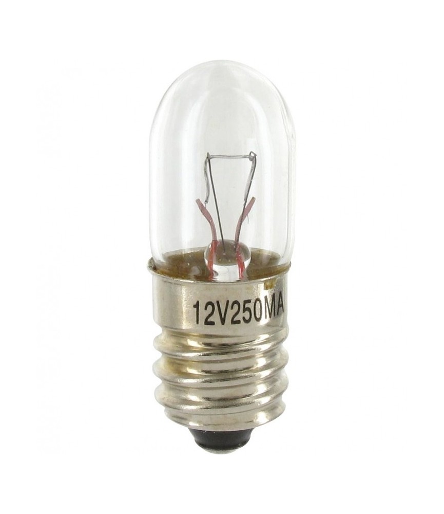 Ampoule culot E10 - 12 V - 0,25 A - 3 W - LEGRAND Ampoule culot E10 - 12 V - 0,25 A - 3 W - LEGRAND