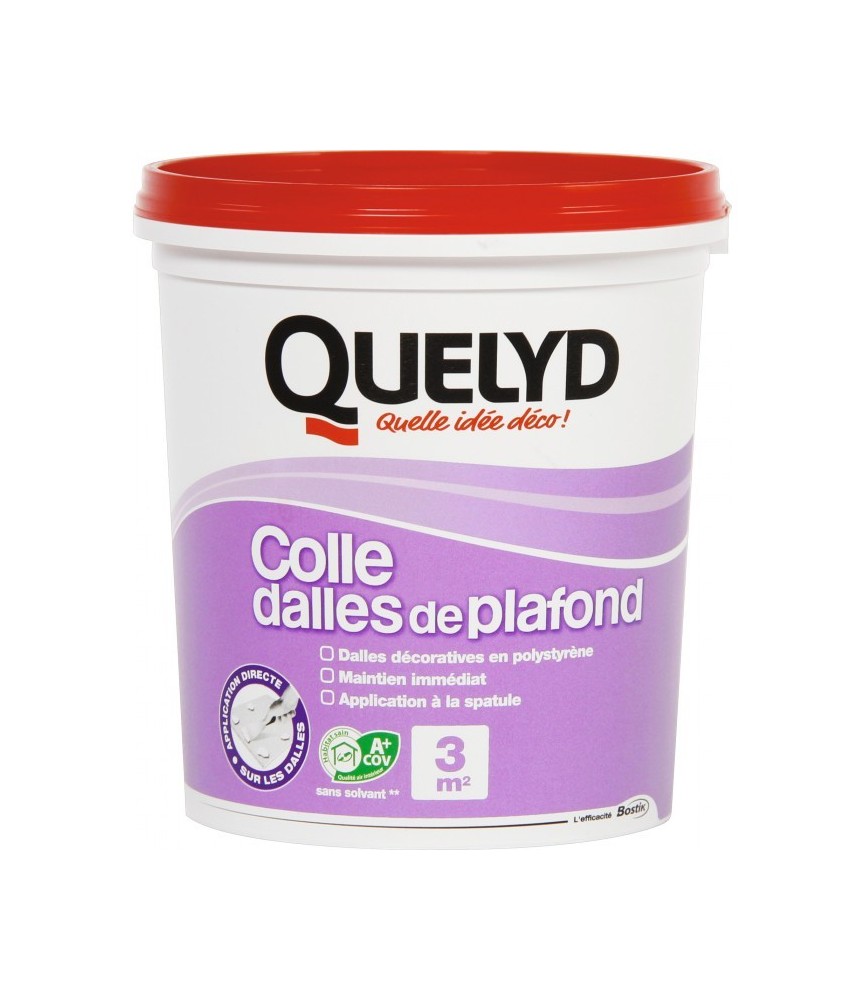 Colle pour dalle et plafond - 1 Kg - QUELYD Colle pour dalle et plafond - 1 Kg - QUELYD