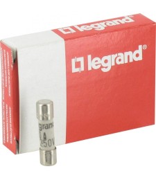 Cartouches miniatures cylindriques - 5 x 20 mm - 6.3 A - Boîte de 10 - LEGRAND