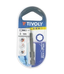 Embout de vissage - Torsions - Pour vis 6 pans 50 mm - 3 mm - TIVOLY