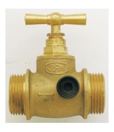Robinet d'arrêt à visser - Mâle / Mâle avec purge - 15 x 21 mm - NEPTUNE