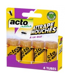 Attrape mouches - Glu - 4 Tubes - ACTO