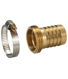 Raccord en laiton Mâle - 12 mm - 15 x 21 mm - CAP VERT