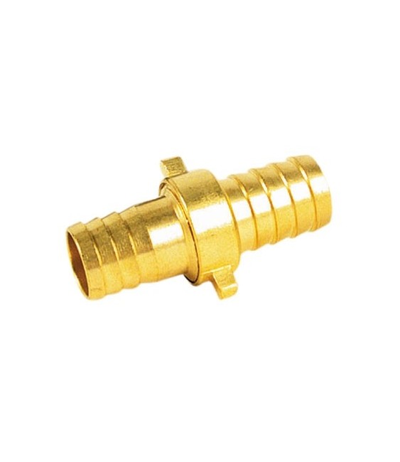 Raccord 3 pièces en laiton - 15 mm - 20 x 27 mm - CAP VERT