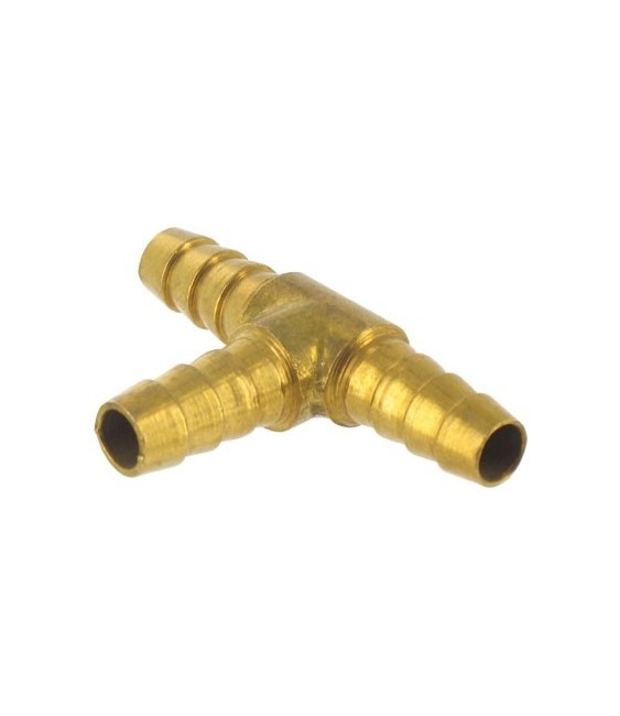 Té de dérivation en laiton -  12 mm - CAP VERT
