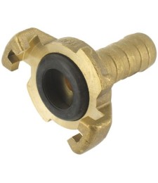 Raccord express en laiton cannelé avec Joint -  19 mm - CAP VERT