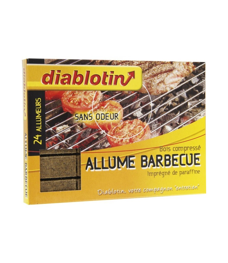 Cubes allume barbecue - x 24 - DIABLOTIN Cubes allume barbecue - x 24 - DIABLOTIN