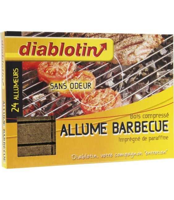 Cubes allume barbecue - x 24 - DIABLOTIN