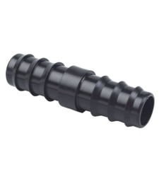 Manchon cannelé en polyéthylène - 20 mm -Noir - CAP VERT