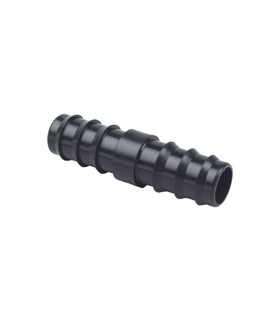 Manchon cannelé en polyéthylène - 20 mm -Noir - CAP VERT