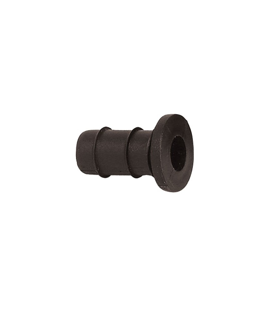 Bouchon cannelé en polyéthylène - 16 mm -Noir - CAP VERT Bouchon cannelé en polyéthylène - 16 mm -Noir - CAP VERT