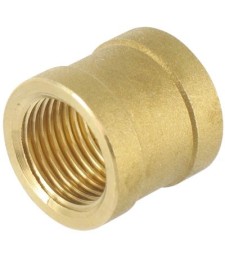 Manchon égal Femelle en laiton - 20 x 27 mm - CAP VERT