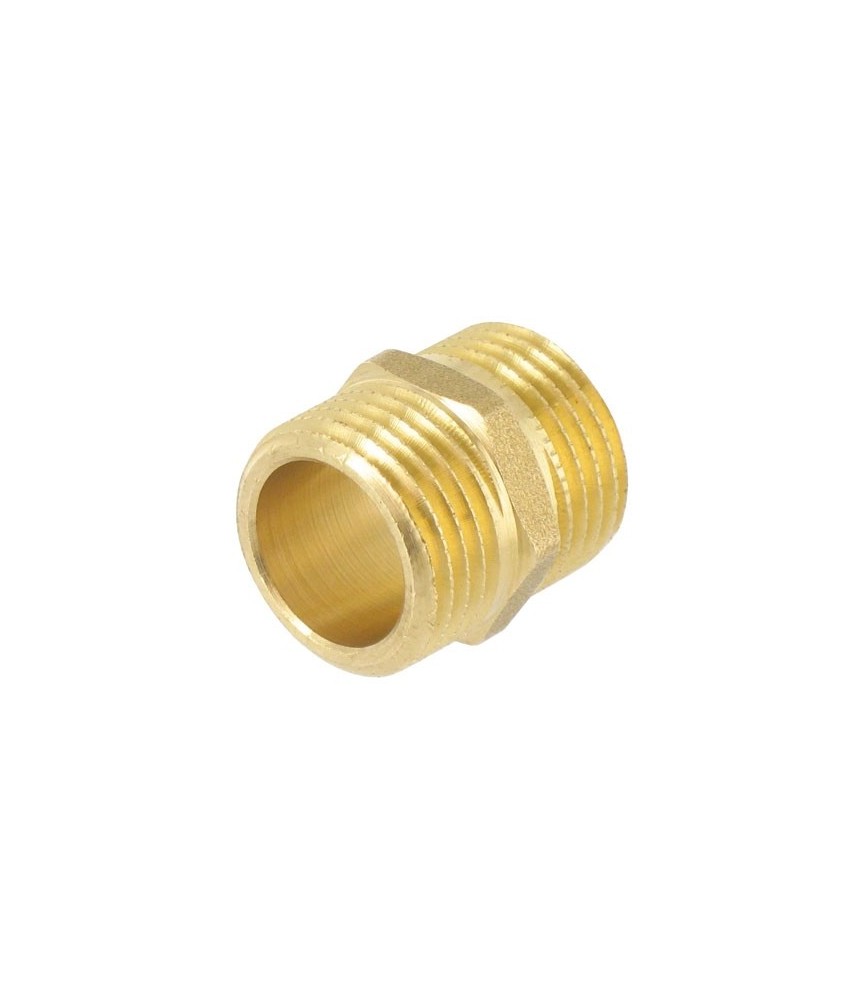 Mamelon égal Mâle en laiton - 33 x 42 mm - CAP VERT Mamelon égal Mâle en laiton - 33 x 42 mm - CAP VERT