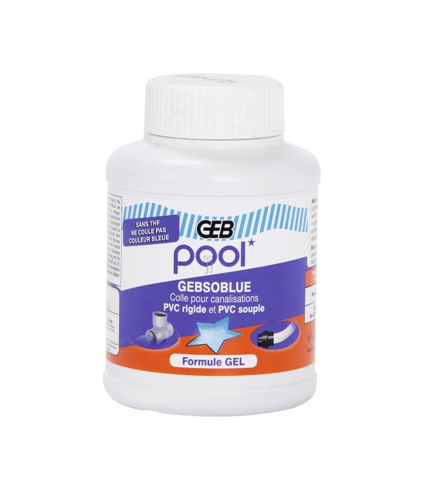 Colle PVC rigide et souple - 240 ml - GEB Colle PVC rigide et souple - 240 ml - GEB