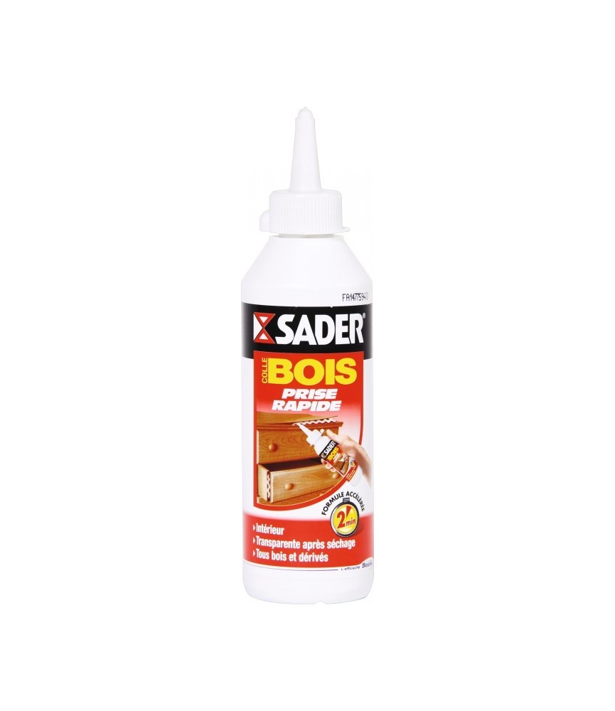 Colle à bois - 250 Grs - Prise rapide - SADER