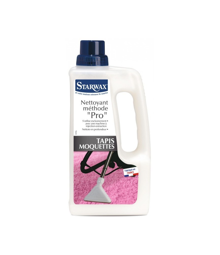 Nettoyant méthode "Pro" pour tapis et moquette - 1 L - STARWAX Nettoyant méthode "Pro" pour tapis et moquette - 1 L - STARWAX