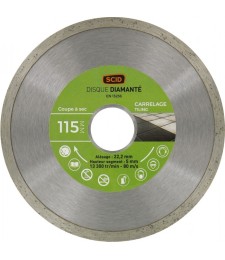 Disque Diamant carreleur -  115 mm - SCID
