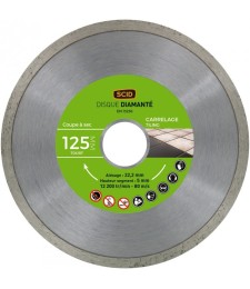 Disque Diamant carreleur -  125 mm - SCID
